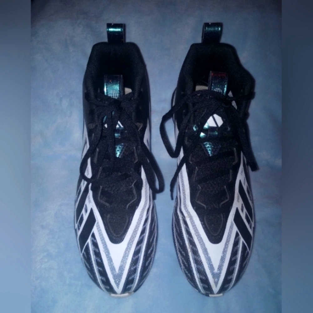 Adidas Freak Spark football cleats Black and White Men's sz 8
